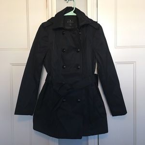 NWT Worthington Black Hooded Jacket. Medium